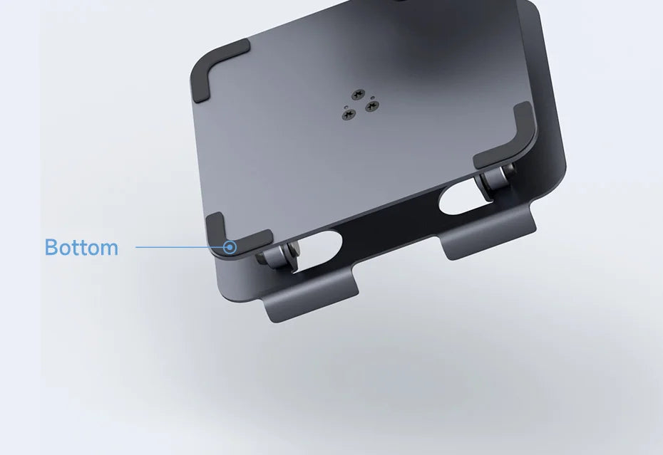 Hagibis 360° Rotating Tablet Stand Adjustable Tablet Holder Dual Rod Support Aluminum Foldable Cradle for iPad Pro Switch ROG